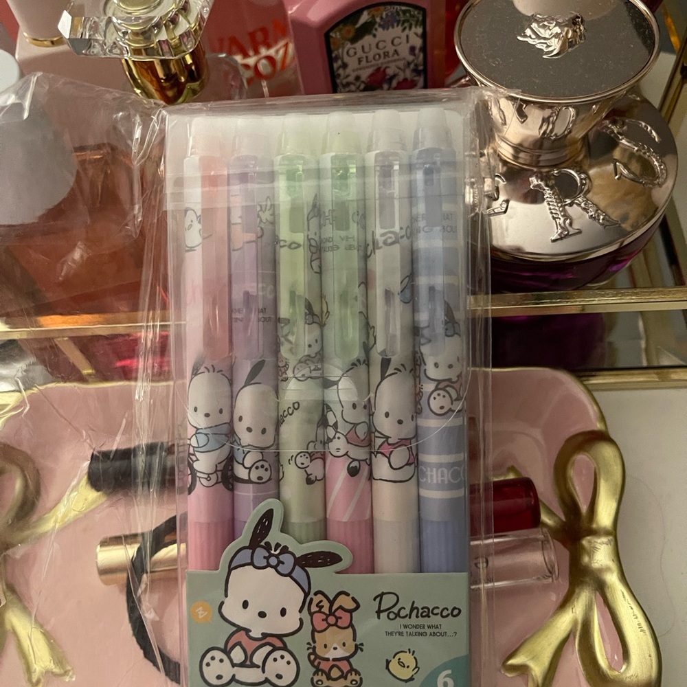 Pochacco Pens with Blue Ink